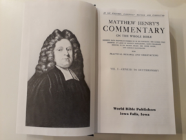 Henry, Matthew-A Commentary on the Whole Bible