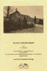 Mijnders, Ds. J.-Paulus' Afscheidsrede