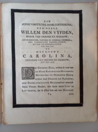 Staveren, Elandus van-Gedenk-zuil voor Anna, weduwe van Willem de Vierde