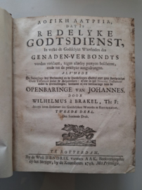 Brakel, Wilhelmus a-De Redelijke Godsdienst