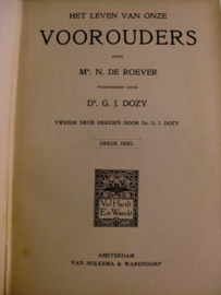 Roever, Mr. N en Dozy, Dr. G.J.-Het Leven van onze Voorouders