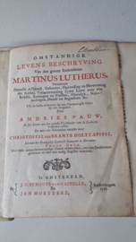 Pauw, Andries-Levens Beschrijving Martinus Lutherus-Europa's Lutherdom