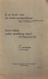 Bastmeijer, D.J.-Is er leven vóór de rechtvaardigmaking?