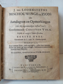 Lodensteyn, J. van-Beschouwinge van Zion