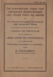 Fransen, E.-De brandende, maar niet verteerde Braambosch van Gods kerk op aarde