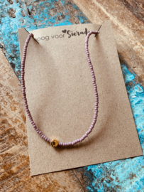 Kralen ketting | kleur lila