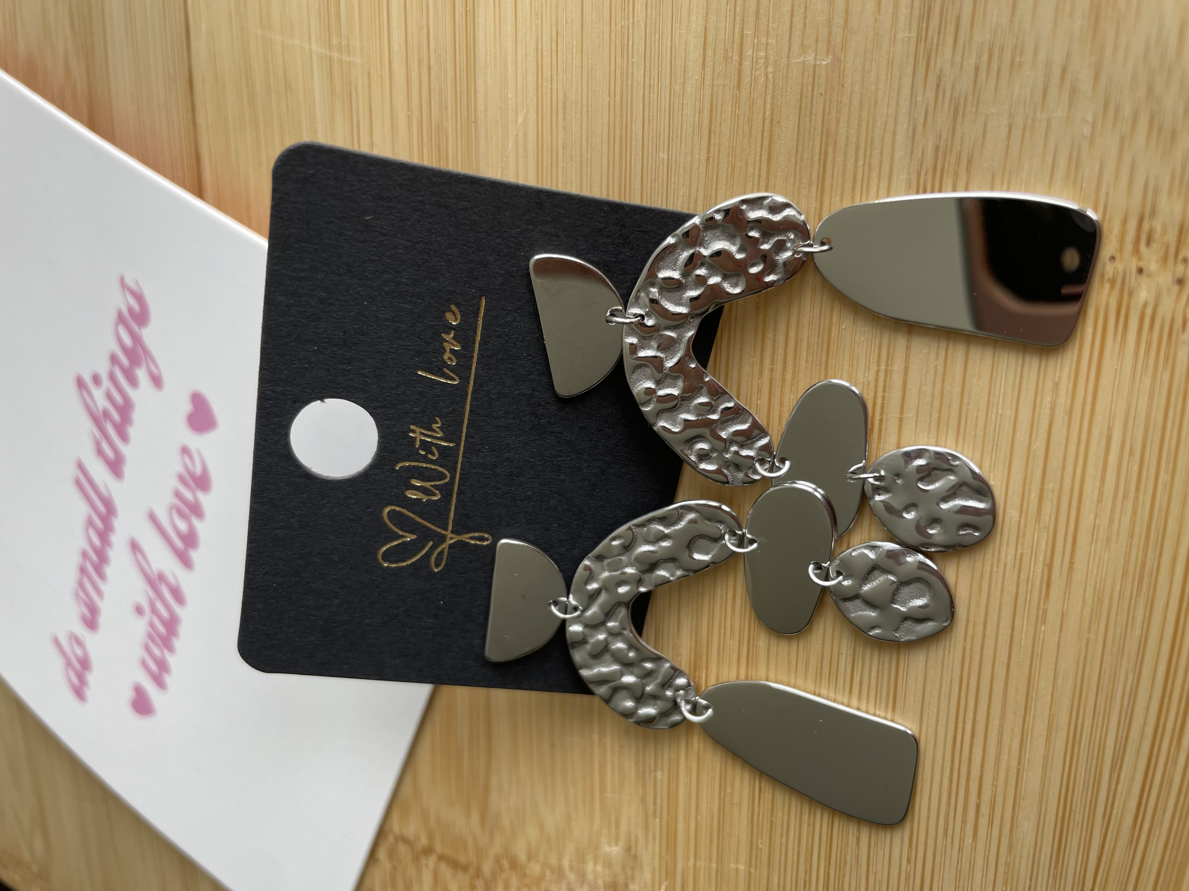 Statement oorbellen | zilver