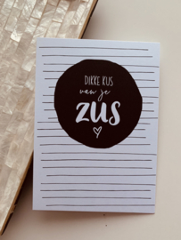 Dikke kus van je zus