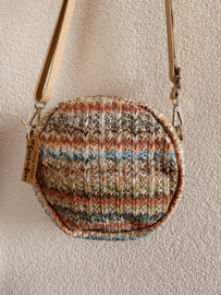 Trendy Roundie  bag met prachtige kleurtjes