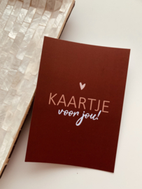 Kaartje voor jou