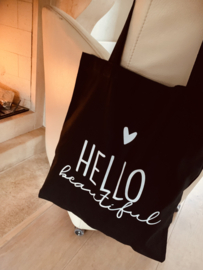 Canvas tas | Hello Beautiful