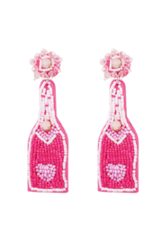 Statement earrings | pink