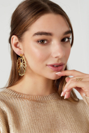 Statement earrings | gold