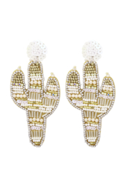 Statement earring | beige