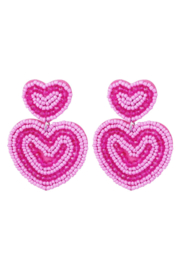 Statement earrings | big hearts