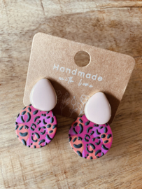 Made with love | goud met roze en rood