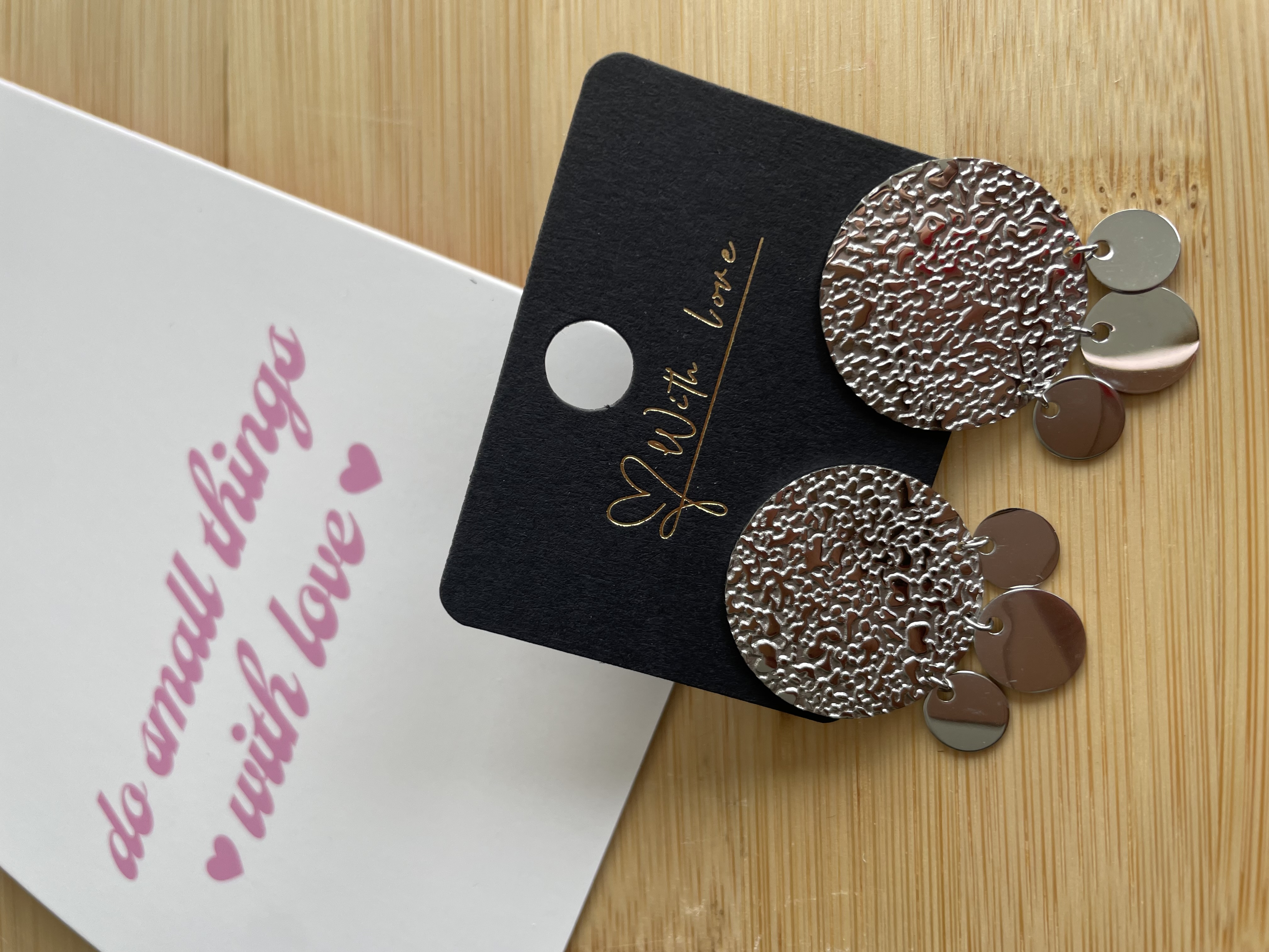 Statement oorbellen | zilver