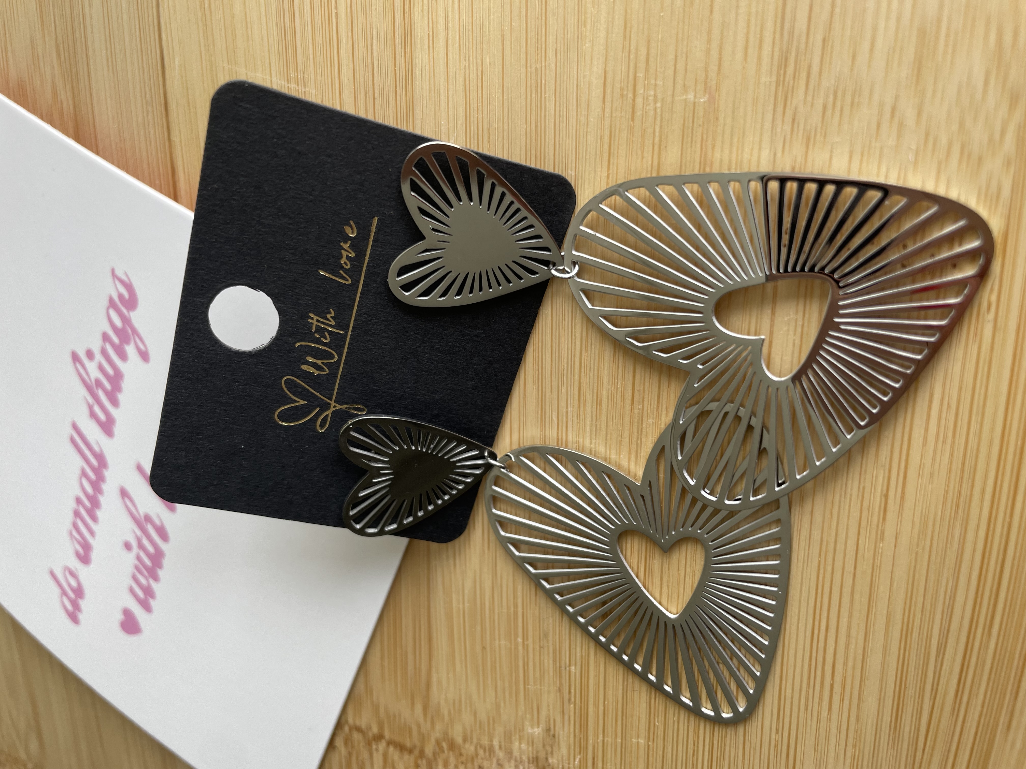Statement oorbellen | zilver