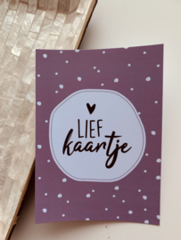 Lief kaartje