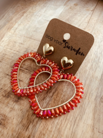 Statement earrings | hearts