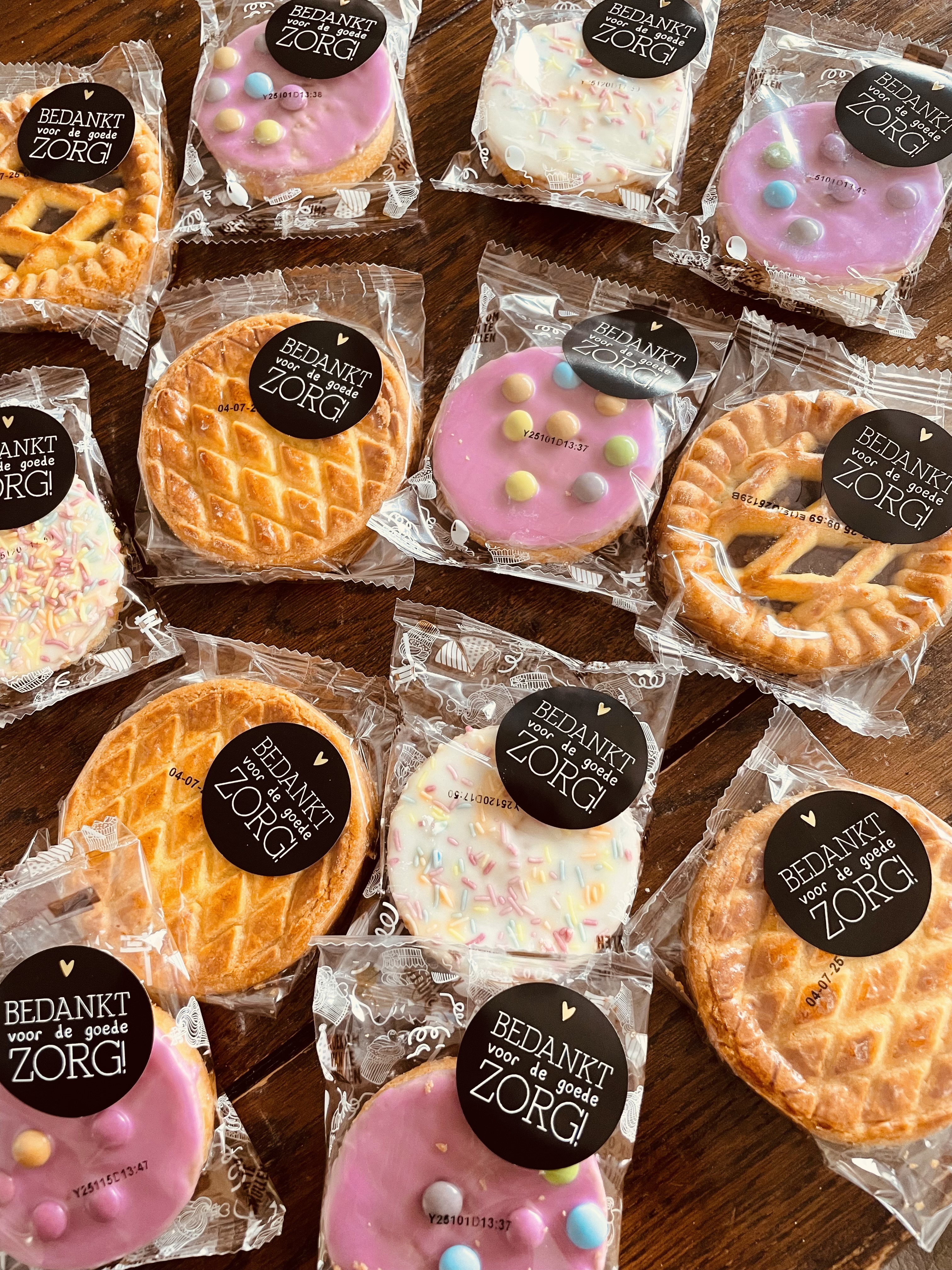 Cadeau stickers | Bedankt voor de goede zorg
