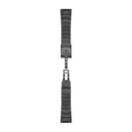 QuickFit™ 26 horlogebandjes (donkergrijs roestvrij staal)