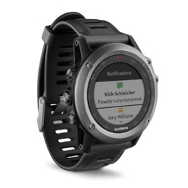 fēnix® 3 HR Zilver - met  ingebouwde Elevate™ polshartslagmeting