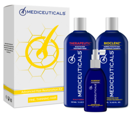 MEDICEUTICALS ADVANCED HAIR RESTORATION KIT FOR FINE, THINNING HAIR