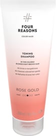 Four Reasons Color Mask Toning Shampoo Rose Gold -250ml
