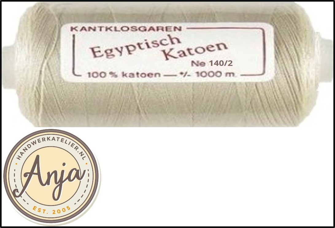 Egyptisch katoen 140/2 Ecru
