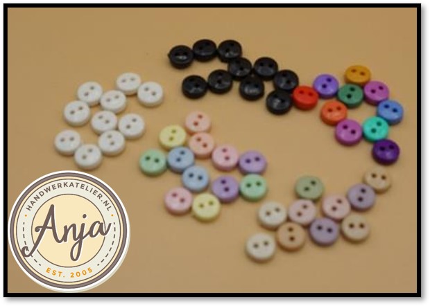 Knoopjes Kunststof 3 mm
