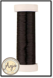 Sajou metaaldraad 0,2 mm Zwart