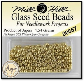 00557 Glass Seed Beads Gold