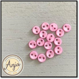 5 mm knoopjes Parelmoer Roze