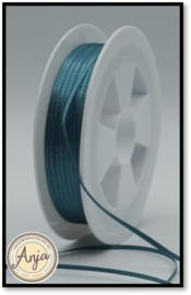 296 Dark Teal Satijnlint 1.5 mm