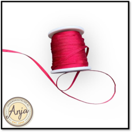 Donker rood zijdelint 2 mm ZL-309