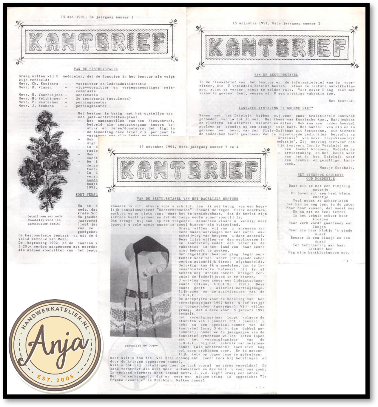 Kantbrief 1983 t/m 1994