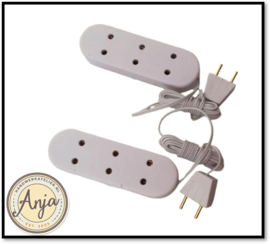 FA019015 Stekkerdoos per twee