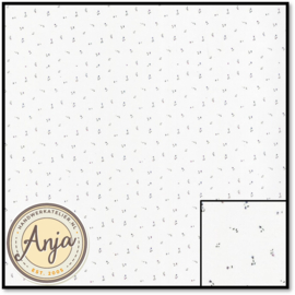 879842 White With Blue Patterns