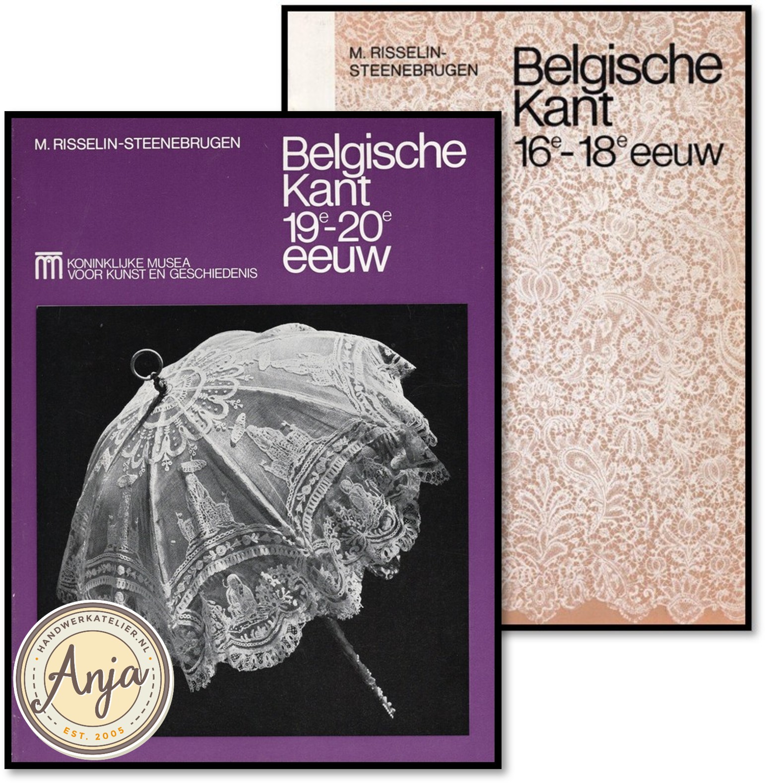 Belgische kant - M. Risselin-Steenebrugen