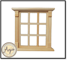 DIY498 Raam met negen ruiten