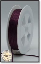 367 Aubergine Satijnlint 1.5 mm