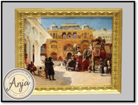 MA186 Schilderij Aankomst prins