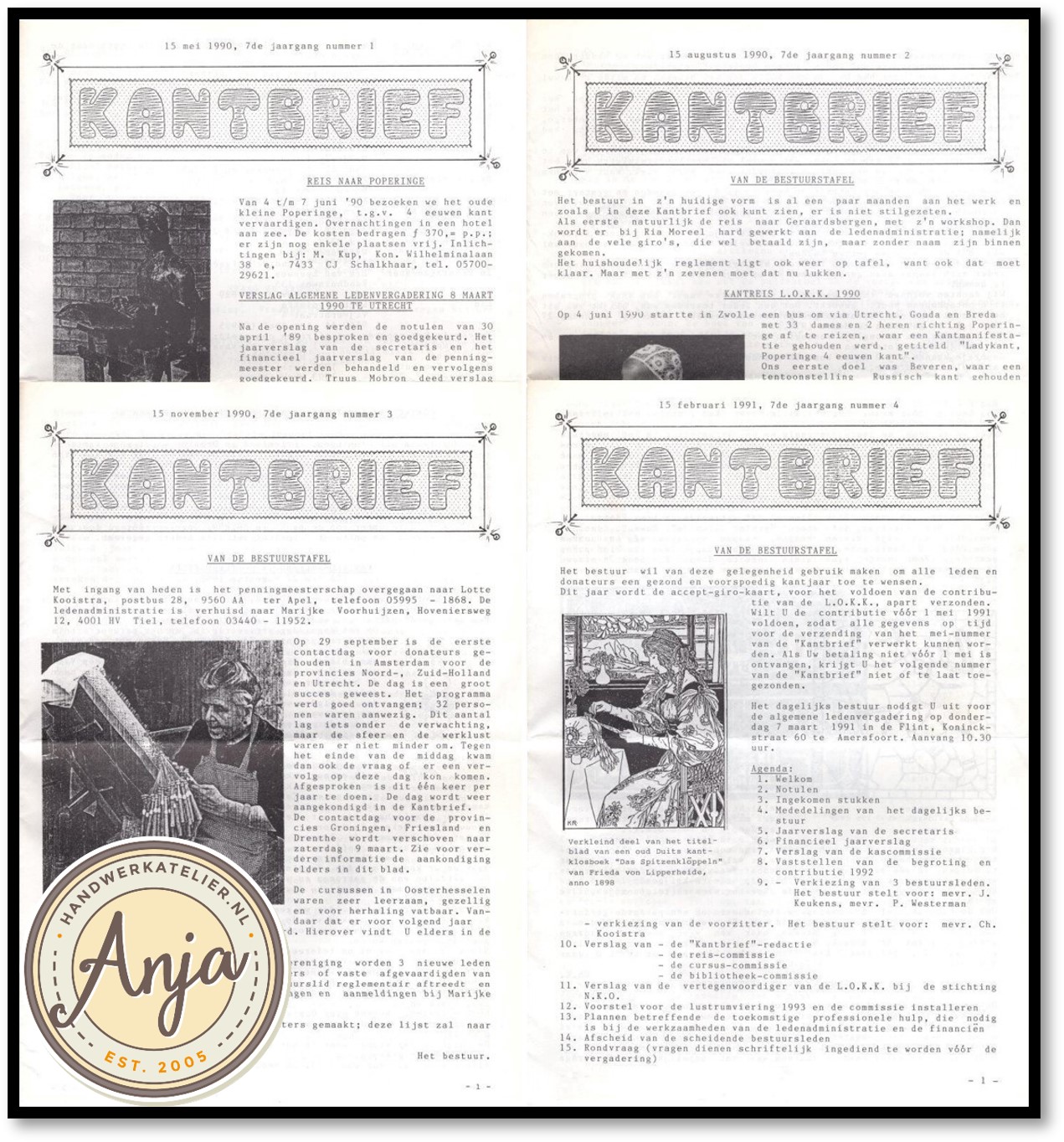 Kantbrief 1983 t/m 1994