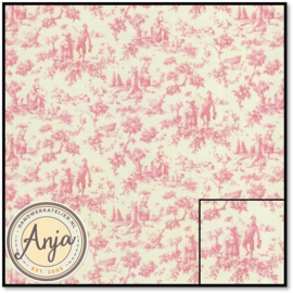 PP225 Toile De Jouy Pink