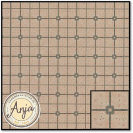 8275 Green & Beige Tile