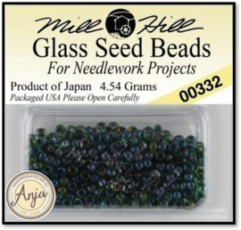 00332 Glass Seed Beads Emerald