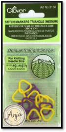 Stitch markers triangle medium voor breien