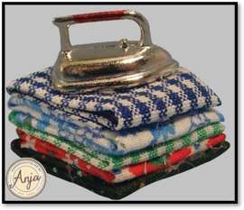 D661 Wasgoed met strijkijzer