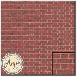 DIY761A Embossed Red Brick Flemish Bond